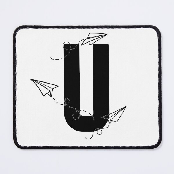 Item preview, Monogram with paper planes letter U designed and sold by JustSeasons.