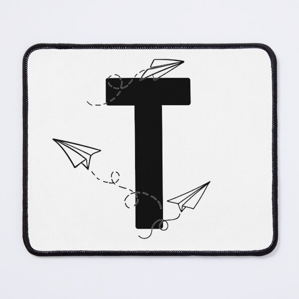 Item preview, Monogram with paper planes letter T designed and sold by JustSeasons.
