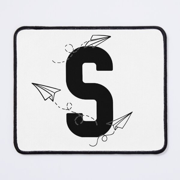 Item preview, Monogram with paper planes letter S designed and sold by JustSeasons.
