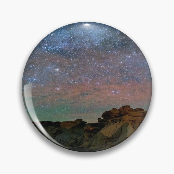 Item preview, Bisti Badlands Under Western Starry Night designed and sold by Rocky Mountain Artistry.