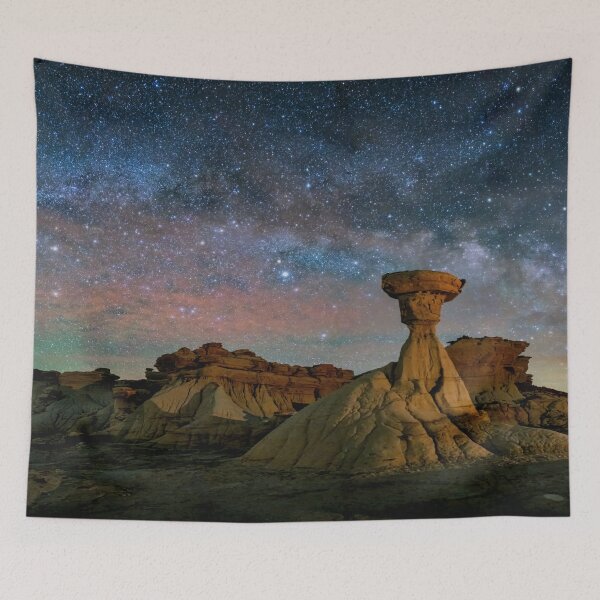 Item preview, Bisti Badlands Under Western Starry Night designed and sold by Rocky Mountain Artistry.