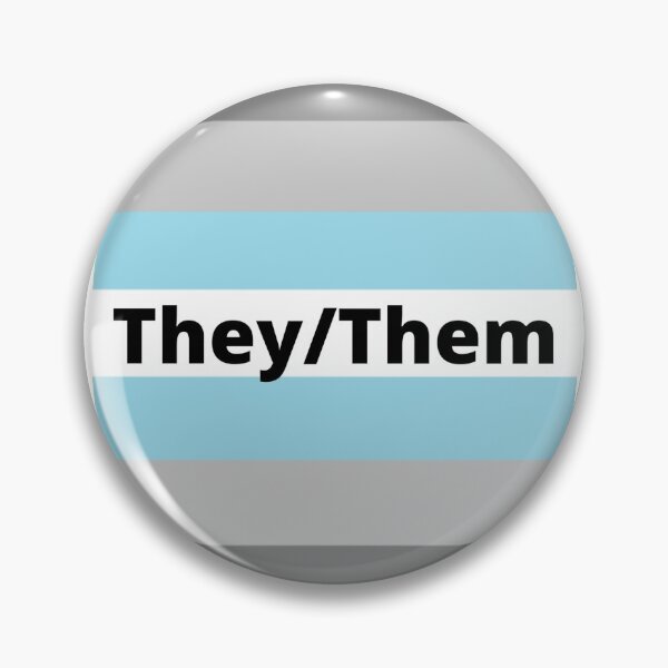Item preview, Demiboy flag with they/them pronouns designed and sold by PridefulApparel.