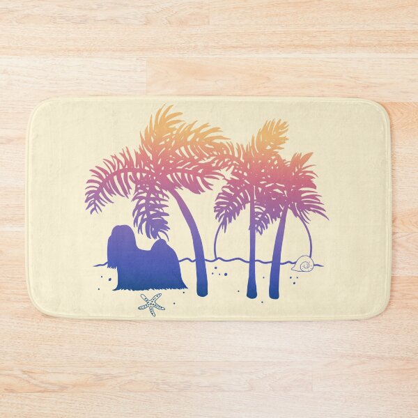 Item preview, Lhasa Apso Ombre Beach Sunrise designed and sold by JannaSalak.