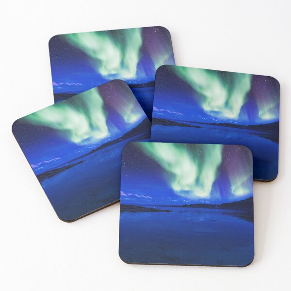 Item preview, Scottish Isle of Mull Aurora Landscape designed and sold by Braw-Merch.