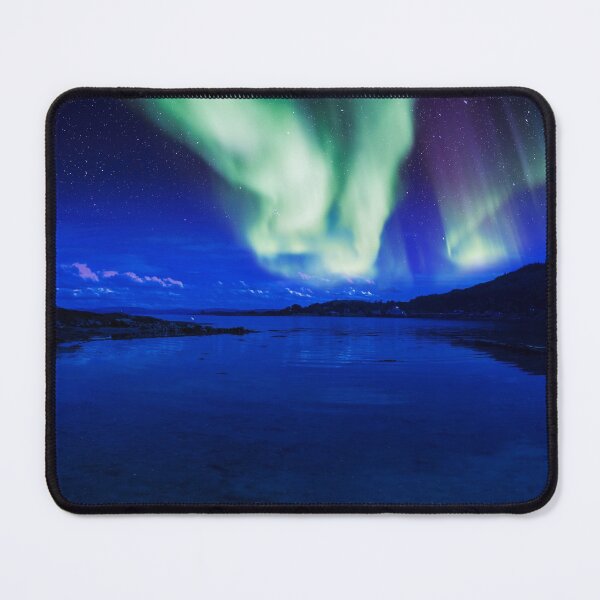 Item preview, Scottish Isle of Mull Aurora Landscape designed and sold by Braw-Merch.