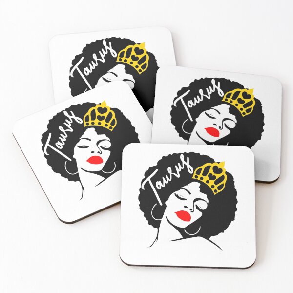 Item preview, Black Queen Birthday with Red Lips Afro, Taurus Zodiac designed and sold by M711_ARTsGifts.