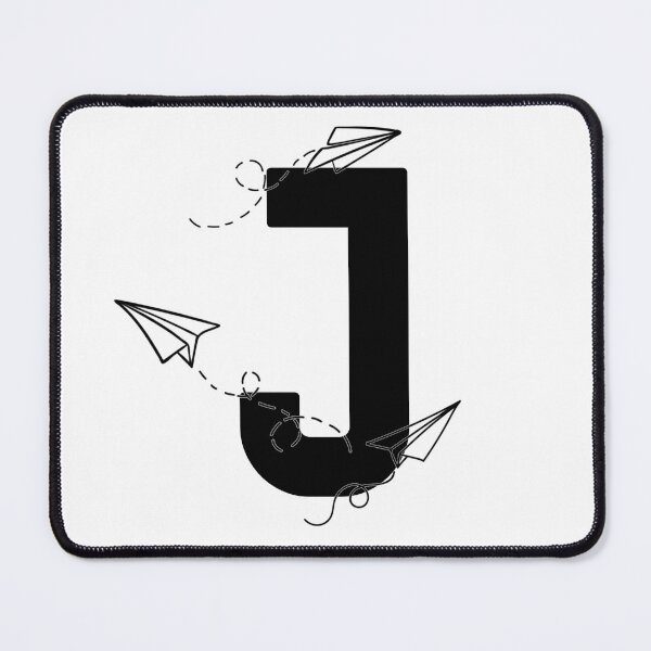 Item preview, Monogram with paper planes letter J designed and sold by JustSeasons.