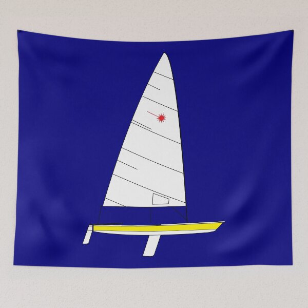 Item preview, Laser Sailboat - Yellow designed and sold by CHBB.