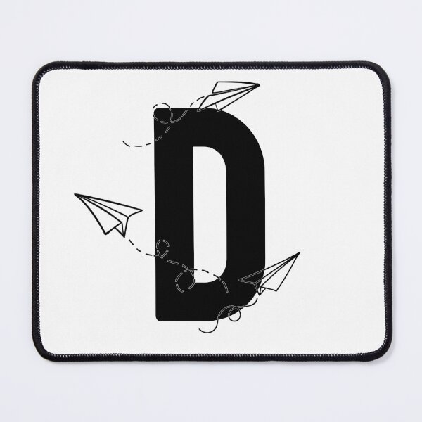 Item preview, Monogram with paper planes letter D designed and sold by JustSeasons.