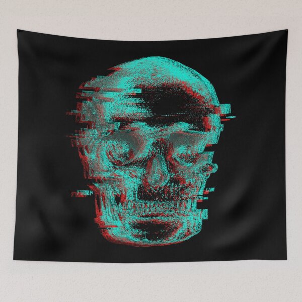 Item preview, Glow Graphic Halloween Skull designed and sold by freeArt10.