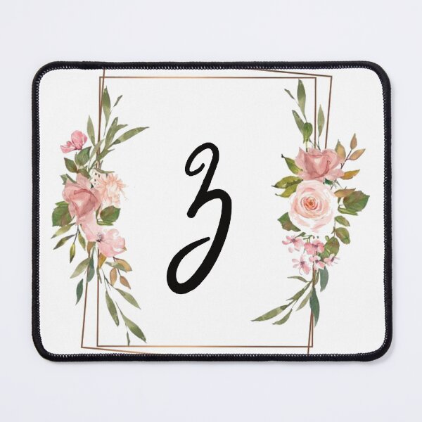 Item preview, Floral letter Z monogram designed and sold by JustSeasons.