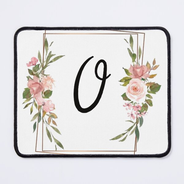 Item preview, Floral letter O monogram designed and sold by JustSeasons.