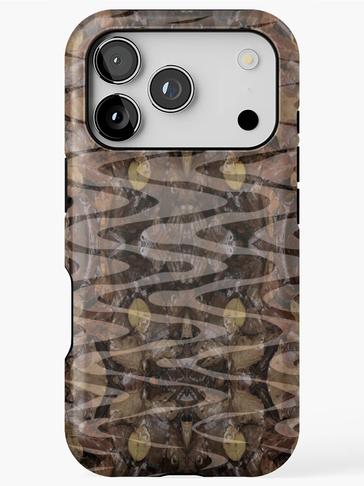 Thumbnail 1 of 4, iPhone Case, Autumn Reflections Pattern designed and sold by LRGraphics.