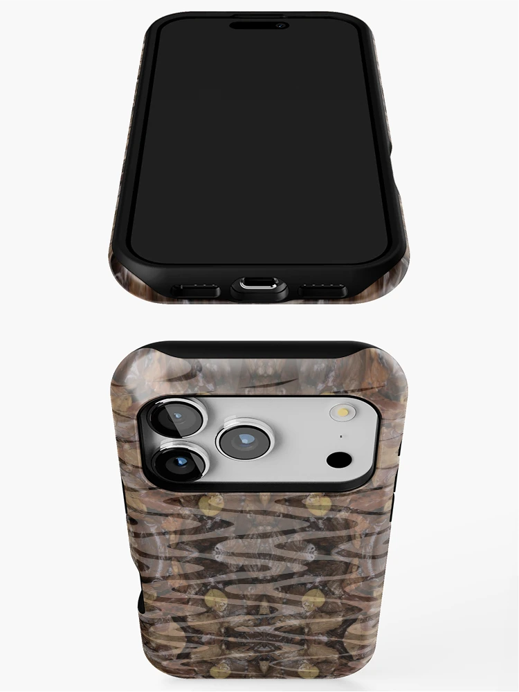 Thumbnail 3 of 4, iPhone Case, Autumn Reflections Pattern designed and sold by LRGraphics.