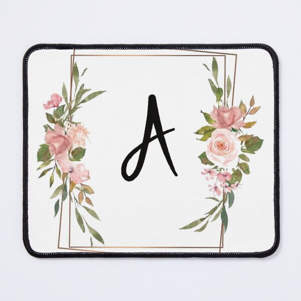 Item preview, Floral monogram letter A designed and sold by JustSeasons.