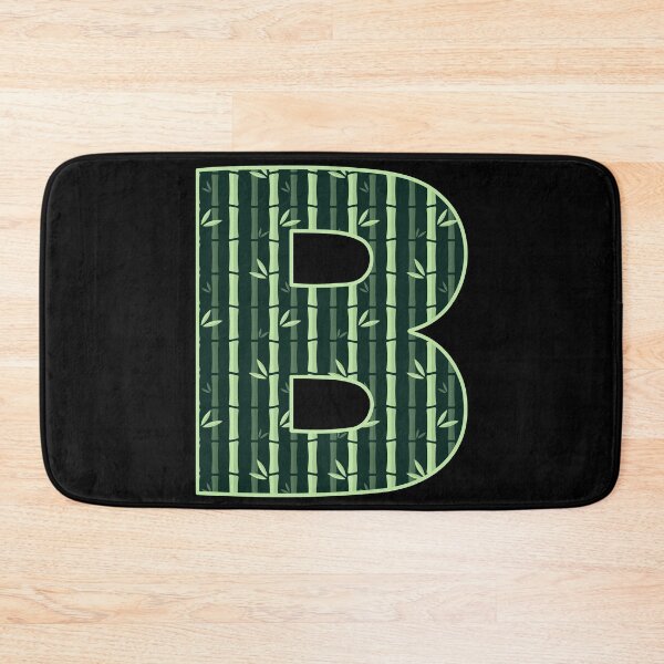Item preview, Letter B Bamboo Pattern - Alphabet Characters designed and sold by artfulnotebook.