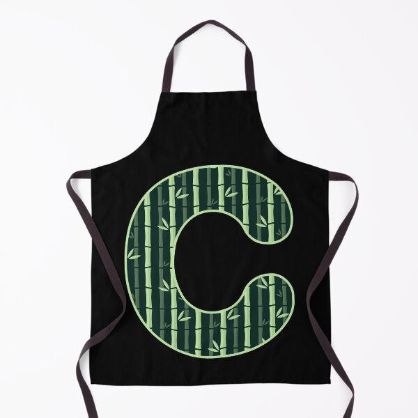 Item preview, The Letter C Bamboo Pattern - Alphabet Character designed and sold by artfulnotebook.