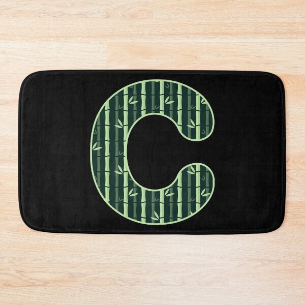 Item preview, The Letter C Bamboo Pattern - Alphabet Character designed and sold by artfulnotebook.