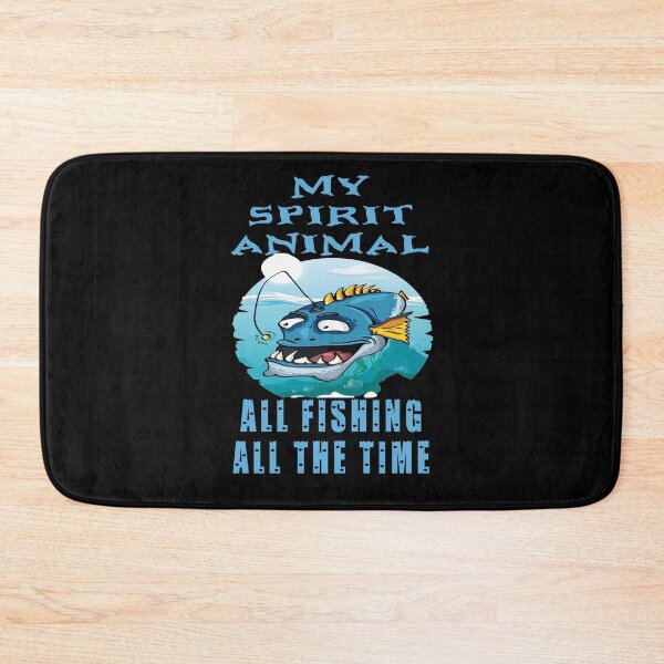 Item preview, My Spirit Animal is an Anglerfish All Fishing All The Time designed and sold by KeysTreasures.