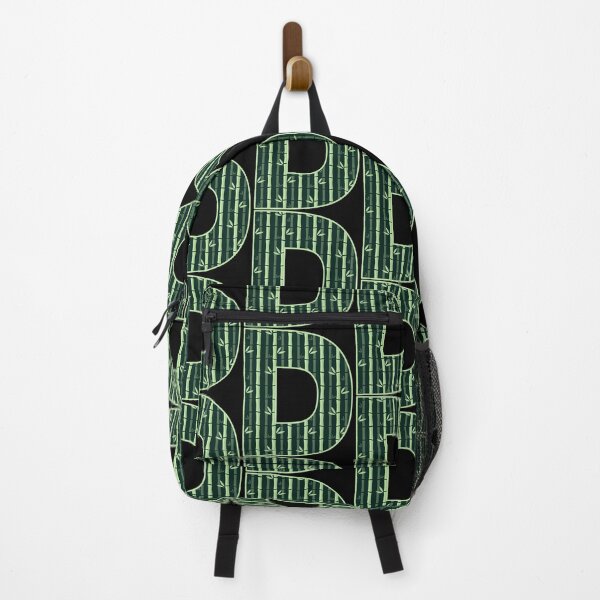 Item preview, The Letter D Bamboo Pattern - Alphabet Characters designed and sold by artfulnotebook.