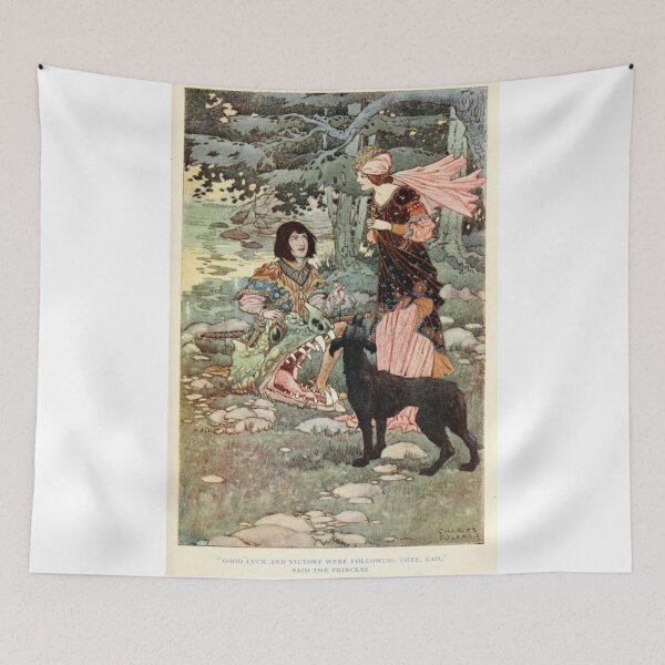 Item preview, Vintage Fairytale Book Illustration  designed and sold by Bellathewilde.
