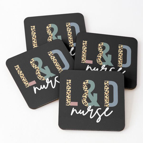 Item preview, Labor and delivery nurse Cheetah print typography | L and D Nurse | Gifts for Labor+Delivery nurse designed and sold by Violet Treasures.