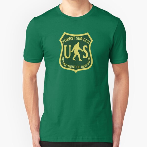 US Forest Service Bigfoot Slim Fit T-Shirt