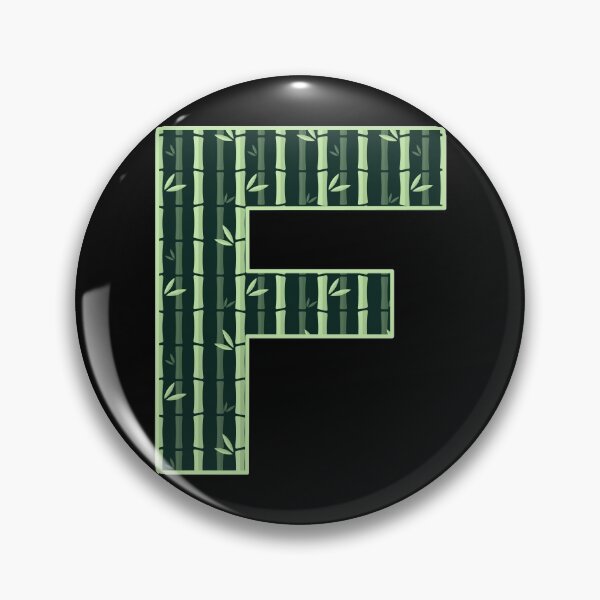 Artikelvorschau, Das Bambusmuster des Buchstaben F - Buchstaben des Alphabets entworfen und verkauft von artfulnotebook.