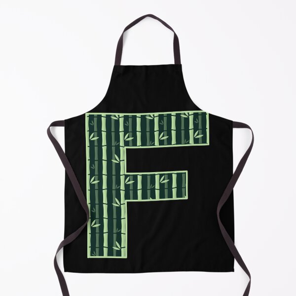 Item preview, The Letter F Bamboo Pattern - Alphabet Characters designed and sold by artfulnotebook.