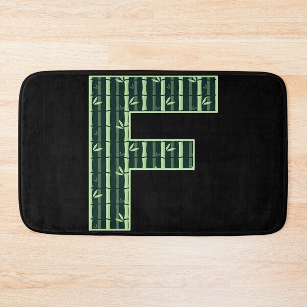 Item preview, The Letter F Bamboo Pattern - Alphabet Characters designed and sold by artfulnotebook.