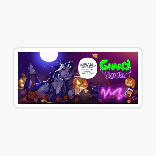 Gnarly Science Halloween 2021 Sticker
