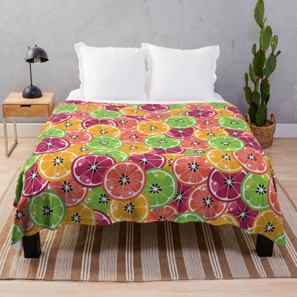 Item preview, Pattern Orange tangerine lime mandarins in colorful background designed and sold by Sen5conway.