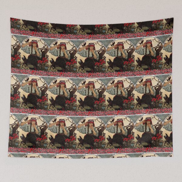 Item preview, 'Moravian Teachers Choir' by Alphonse Mucha (Reproduction) designed and sold by Classic Visions Gallery.