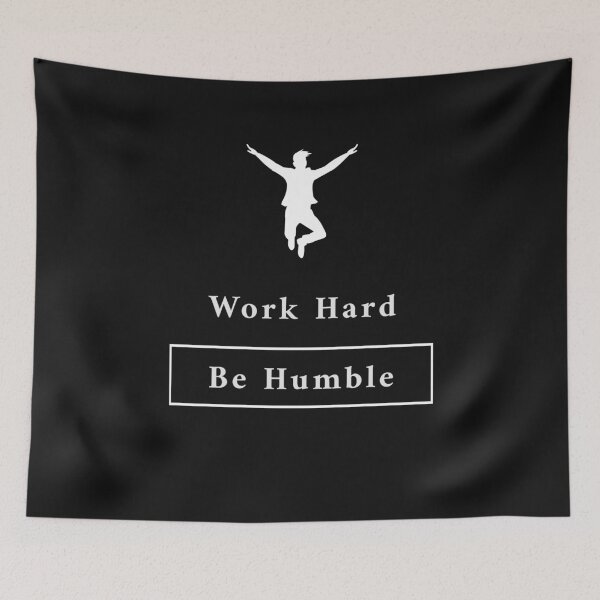 Item preview, Work Hard, Be Humble - Motivational designed and sold by Designs2Excite.