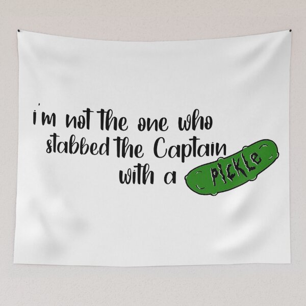 Item preview, stabbed the captain w a pickle designed and sold by agusta-.