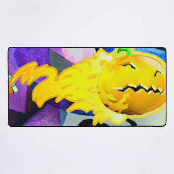 Halloween Spooky Merch Featuring Good Olde Pumpkin Bomb Desk Mat