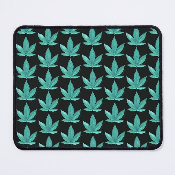 Item preview, blue green weed leaf designed and sold by  CannaGranny™ .