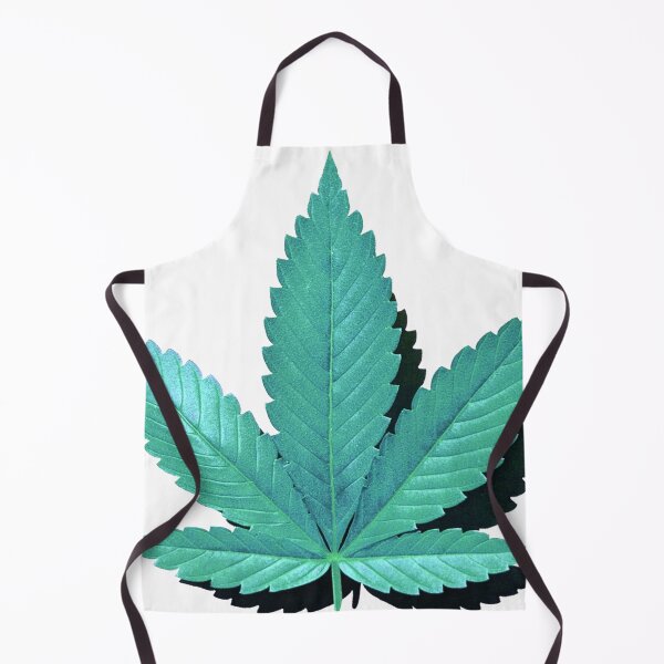 Item preview, blue green weed leaf designed and sold by  CannaGranny™ .