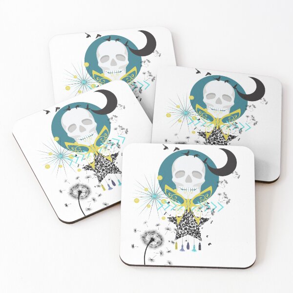 Item preview, Skull and Beauty designed and sold by SquirrelCreate.