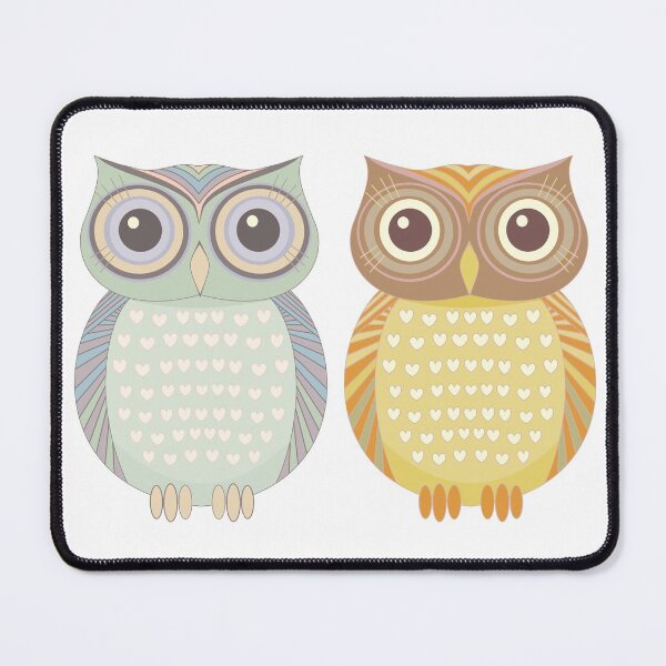 Item preview, Cool Owl & Friendly Owl designed and sold by Jean Gregory Evans.