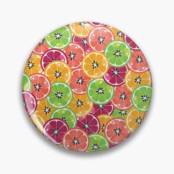 Item preview, Pattern Orange tangerine lime mandarins in colorful background designed and sold by Sen5conway.