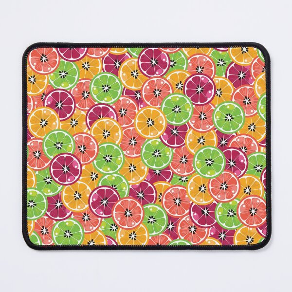 Item preview, Pattern Orange tangerine lime mandarins in colorful background designed and sold by Sen5conway.