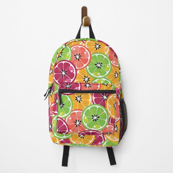 Item preview, Pattern Orange tangerine lime mandarins in colorful background designed and sold by Sen5conway.