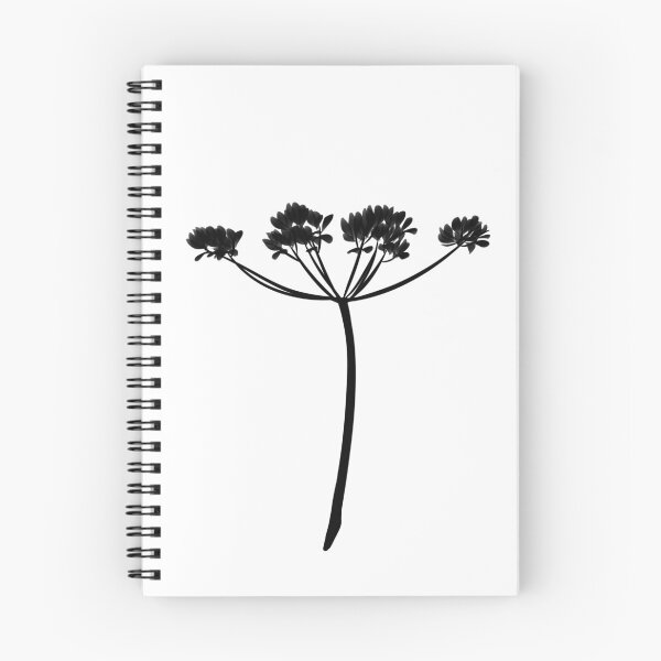 Item preview, Silhouette of a sprig of a flower with petals. designed and sold by Nia-Chi.