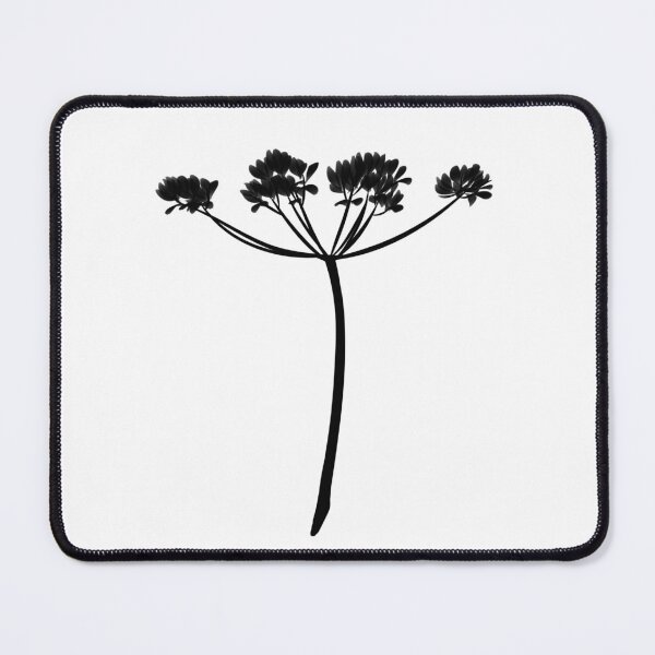 Item preview, Silhouette of a sprig of a flower with petals. designed and sold by Nia-Chi.