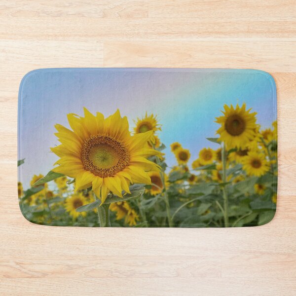 Item preview, Sunflower With A Rainbow Sky designed and sold by lmocimages.