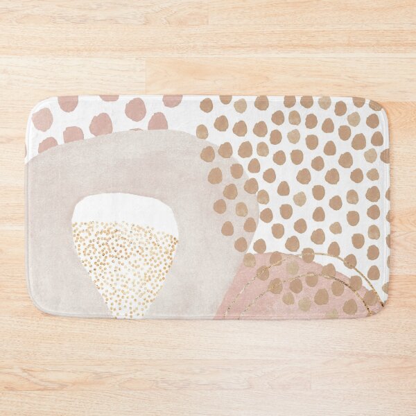 Item preview, Pink Beige Gold Abstract  designed and sold by Michelle Moss.