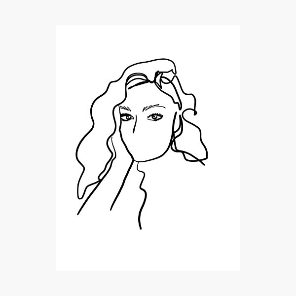 Artikelvorschau, Gesicht lineart entworfen und verkauft von dicteaj.