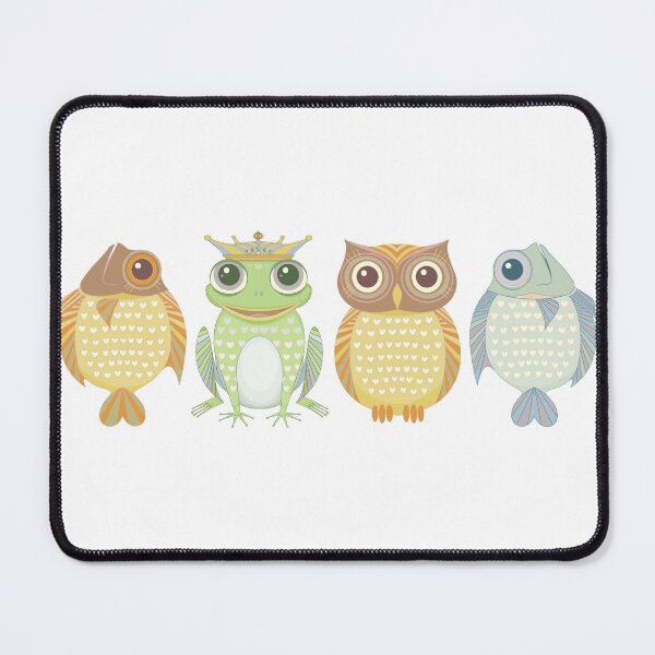 Item preview, Fish Frog Owl Fish designed and sold by Jean Gregory Evans.