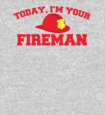 Today, I'm your fireman Kids Pullover Hoodie